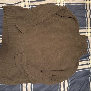 Aerie Taupe Knit Pullover